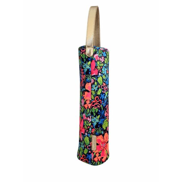 LILLY PULITZER Insulated Wine Neoprene Bag Bottle Holder Sleeve NEW - Picture 3 of 6